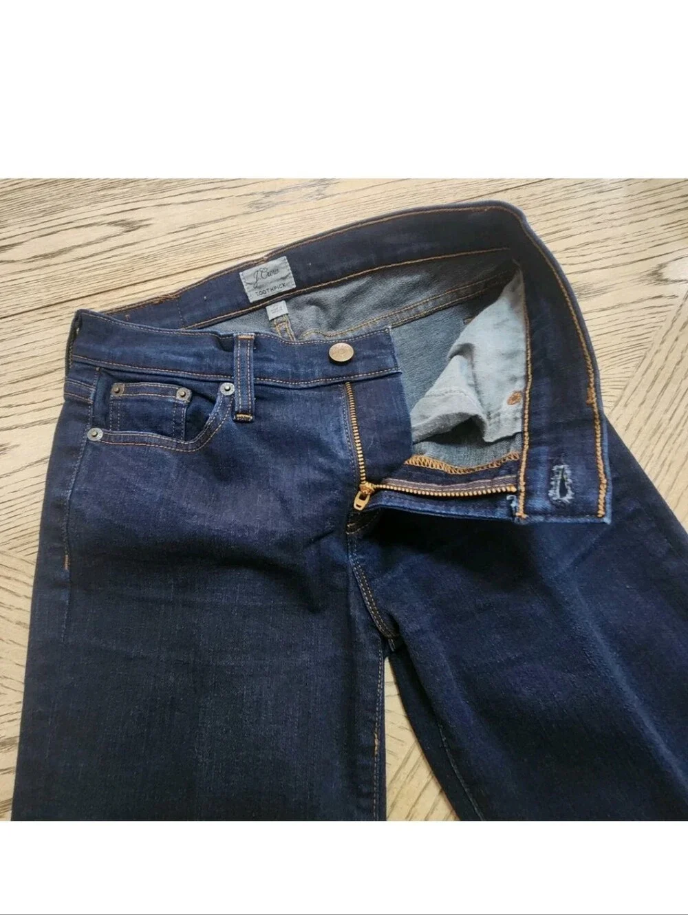 J.Crew Jeans Women's Blue Denim Toothpick Skinny Size 26